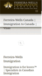 Mobile Screenshot of immigrationservices.ca